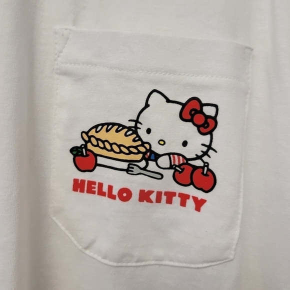 Sanrio Hello Kitty Apple Pie t-shirt White L - Picture 3 of 8